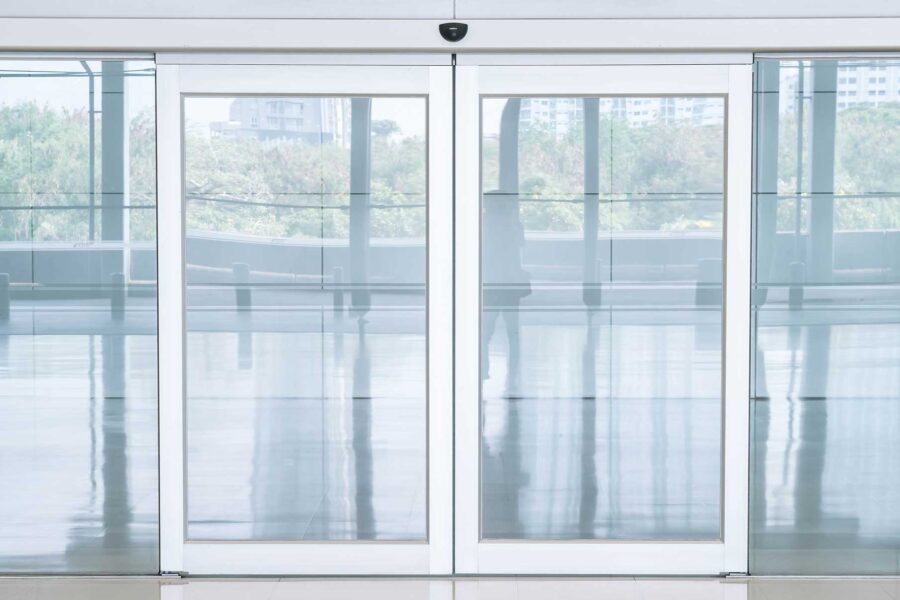 Glass doors